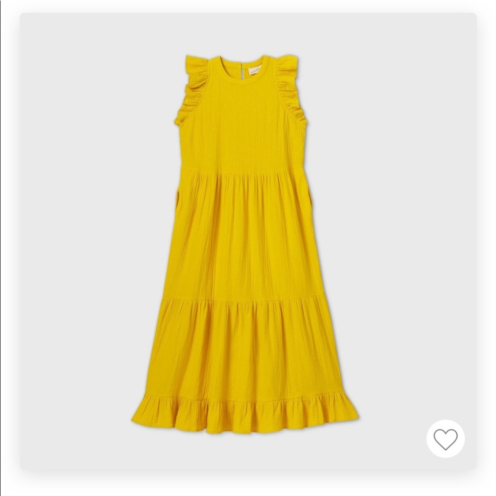 DISO Target Universal Thread Dress size XS YELLOW